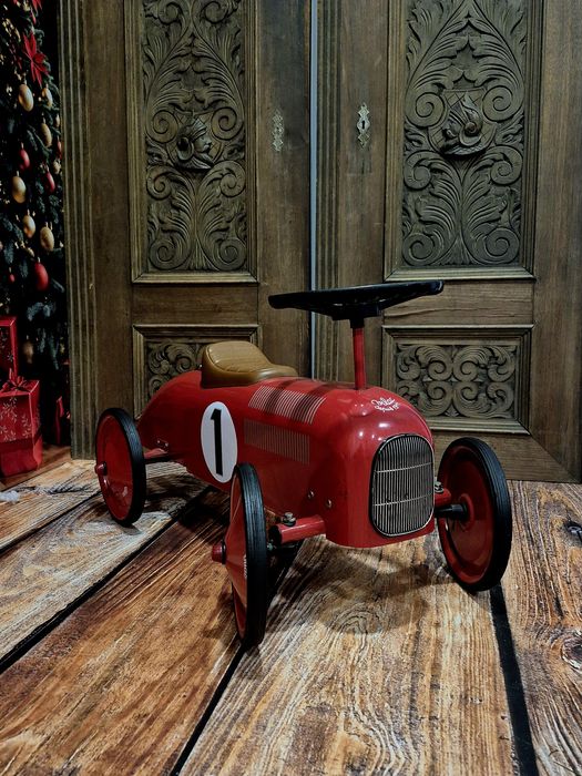 Samochód samochodzik jeździć retro do sesji