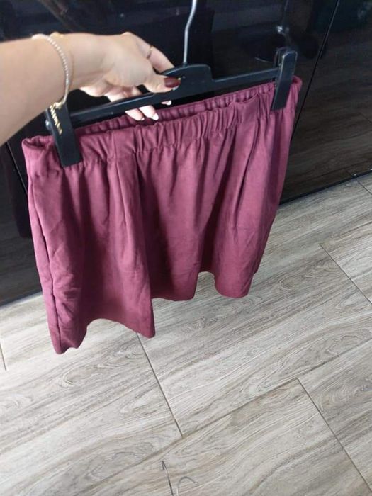 R.XL bordowa spódnica hit sezonu