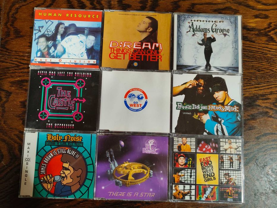 Single, płyty CD mix - dance, pop, techno, rock, reggae, inne