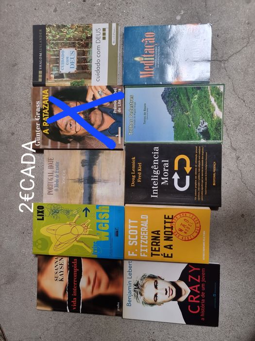 Livros vários em português