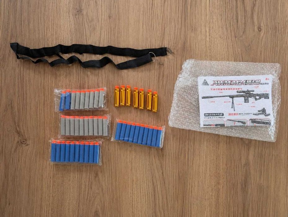 Arma de Nerf como nova