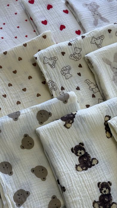 педюшки муслін • муслінові пелюшки 100*100 • дитячі пелюшки