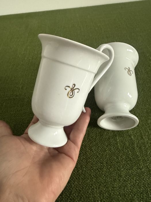 Porcelanowe kubki na kakao czekoladę