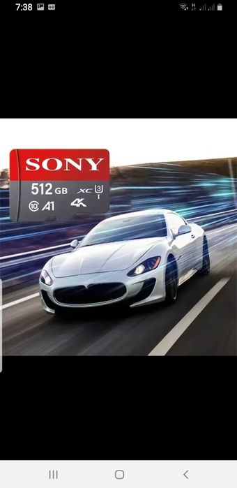 Продам micro CD карты памяти SONY 512 GB 1024GB