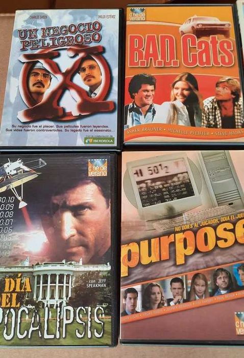 Lote de 22 dvd filmes com idioma ou legendas em Castelhano