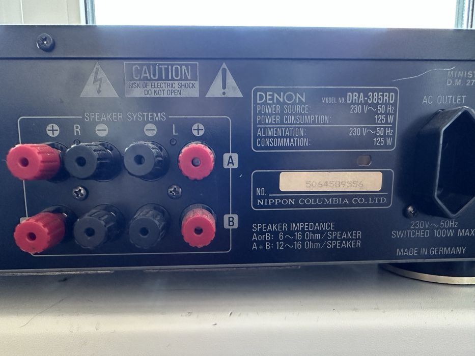 Denon Dra-385Rd mage in Germany підсилювач усилитель ресивер