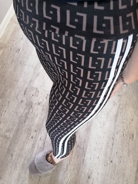 Bawelniane spodnie w gumkę