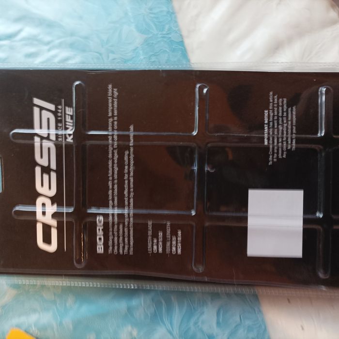 Nóż do nurkowania Cressi