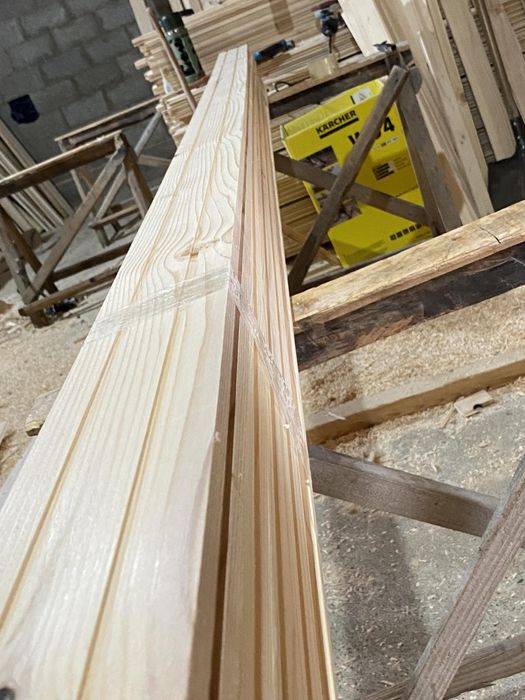 Фальшбрус вагонка дерев'яна підлога