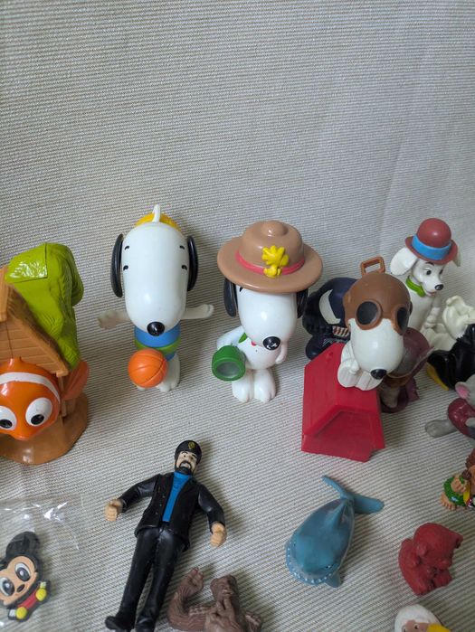 Conjunto Brinquedos Figurinas Coleção Colecionadores Snoopy Rei Leão Nemo