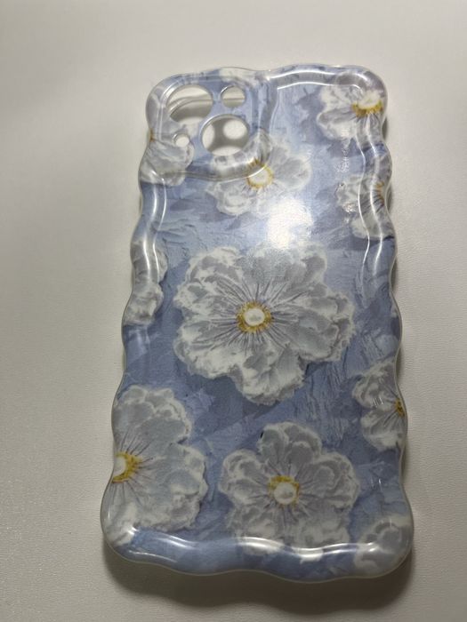 Чохли на бампер прінт квіти метелики iphone 13