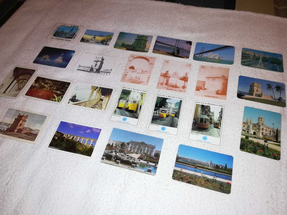 monumentos e paisagens da cidade de lisboa (23 calendários) raros