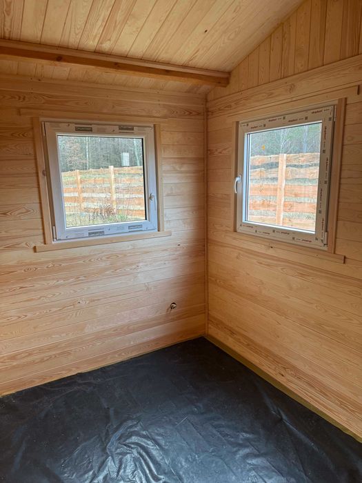 dom całoroczny z drewna dom drewniany domki drewniane tani dom WARBIT