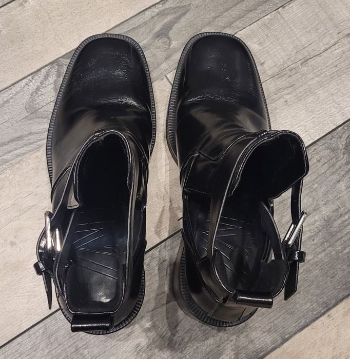 Buty botki czarne