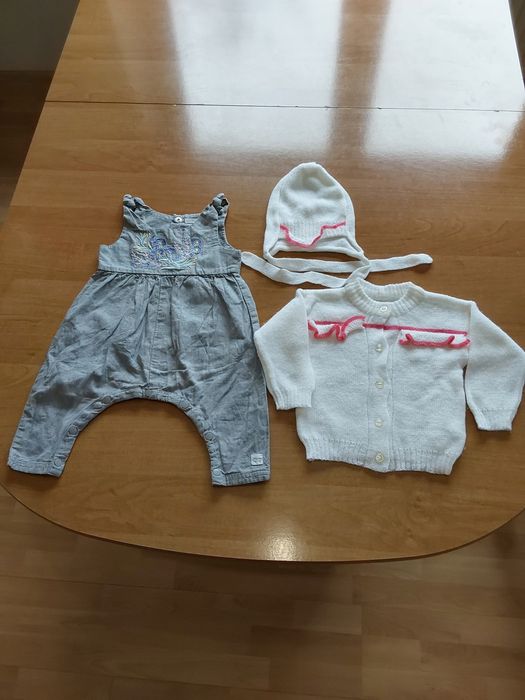 Ubranka letnie dziewczynka 68 idealny stan