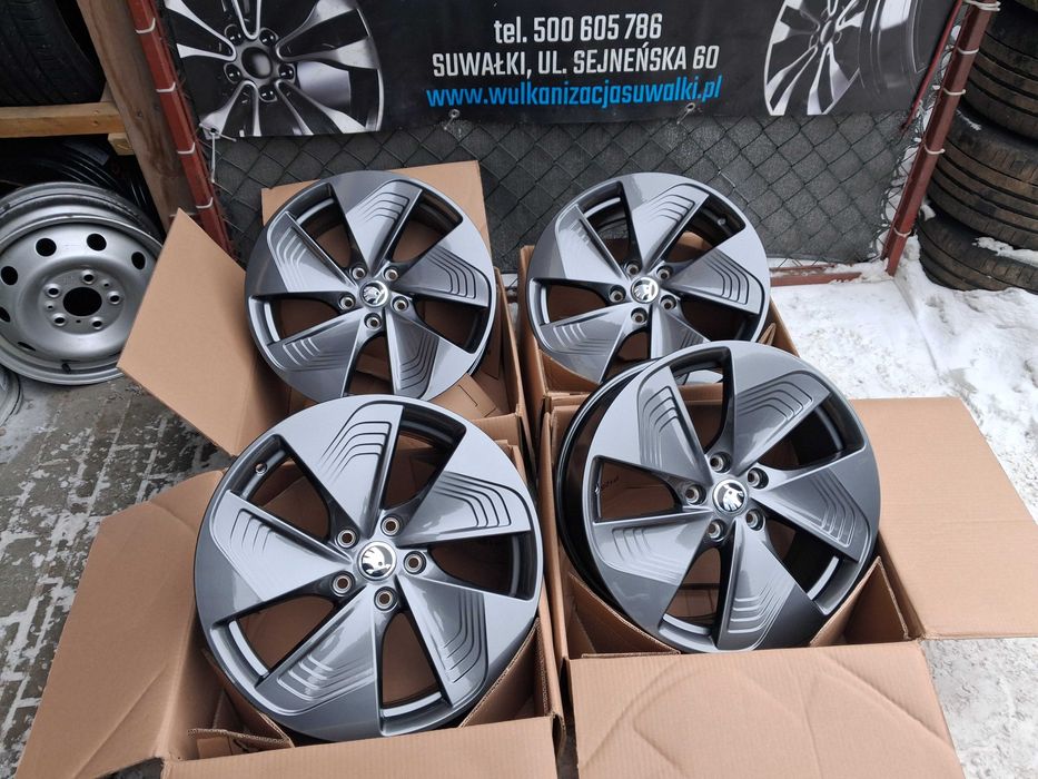 4x felgi DEMO R18 5x112 Skoda Superb Octavia Audi Vw Golf Passat Seat