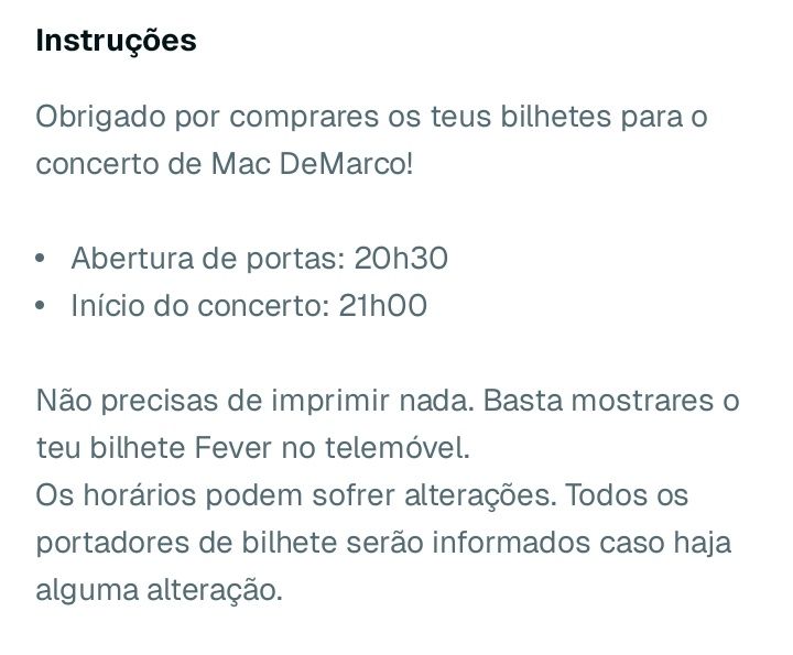 Vendo bilhetes para o Mac DeMarco