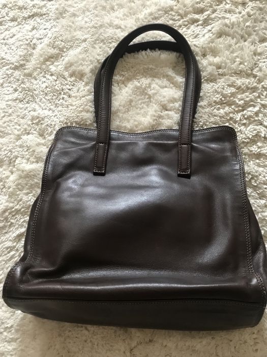 Carteira castanha pele