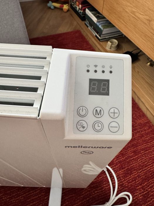 Aquecedor Elétrico 2000W WIFI | Programável | Elétrico 30 m2 | Alexa