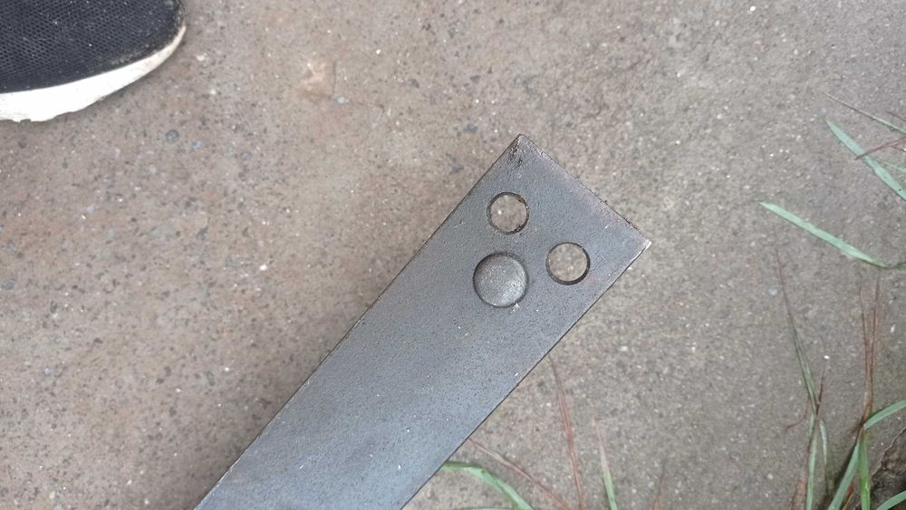 Лист коренной передней рессоры ЗИЛ 130 ст.обр. под 2 отверстия СССР.