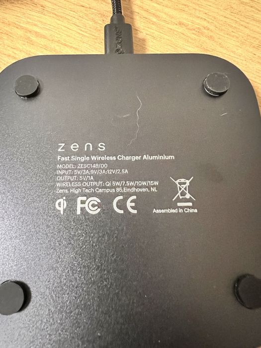 Зарядний пристрій (бездротовий) Zens Single