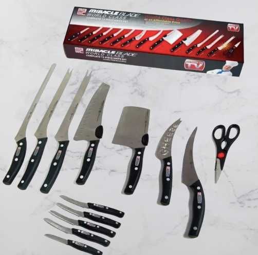 Набір кухонних ножів Miracle з 13 предметів - Професійне заточення