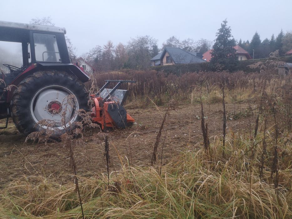 Mulczowanie mulczer koszenie nieuzytków orkan