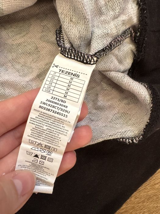 Fioletowa bluza damska w panterkę Tezenis 100% bawełna M