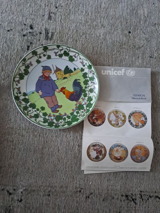 Kolekcjonerski talerz Villeroy & Boch Heinrich UNICEF .