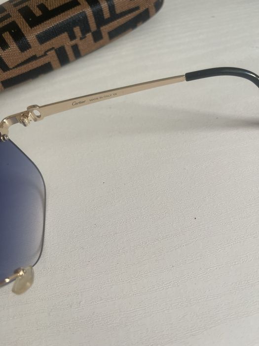 Okulary przowsloneczne pilotki Cartier okazja unisex