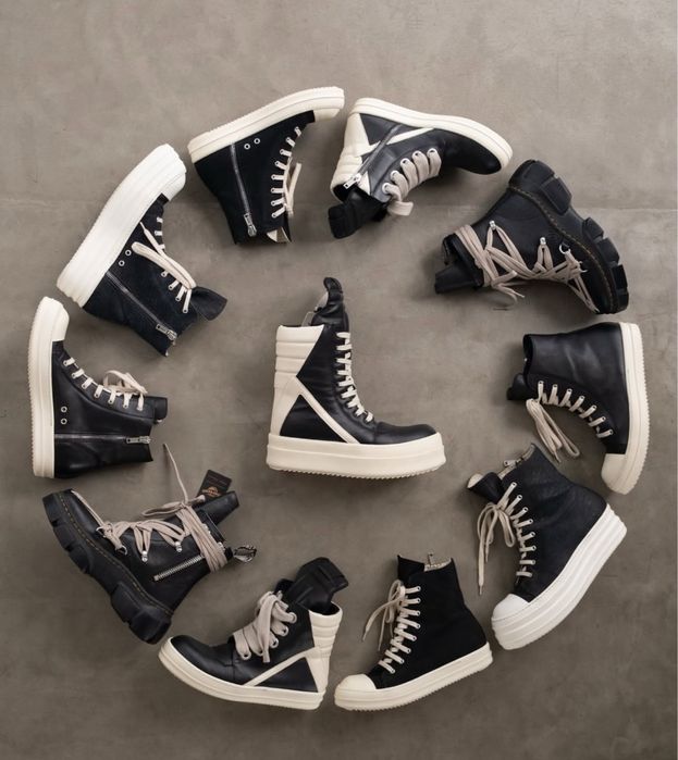 rick owens drkshdw - купить обувь мужскую - Цена на OLX.ua