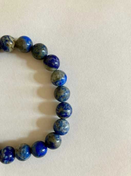 Pulseira Contas de Lápis-Lazuli