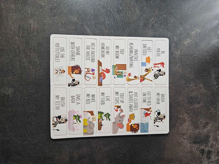 Magnetyczna tablica nagród wielokrotnego użytku motywacyjna