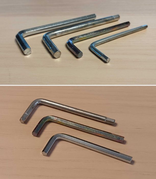 Набор ключей шестигранников 16шт (новый)