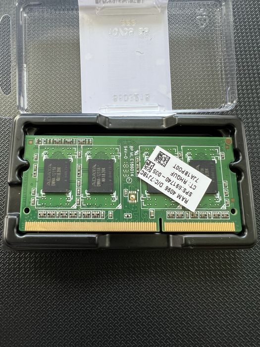 Оперативна пам ять для ноутбуків 4 gb, ddr3, pc3l