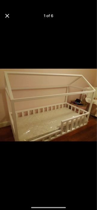 Cama montessori criança