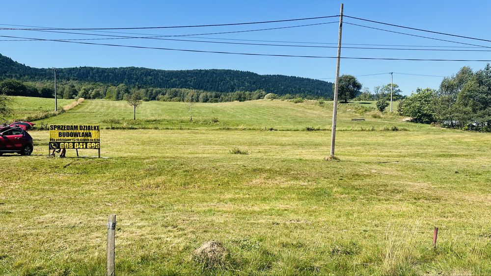 Sprzedam działke budowlaną 8,9 ara w Regietowie