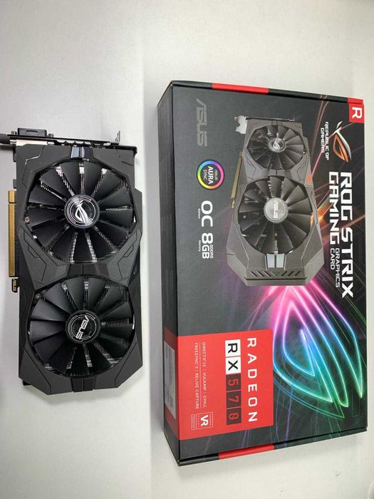 Placa gráfica ASUS ROG Strix RX 570 OC 8GB