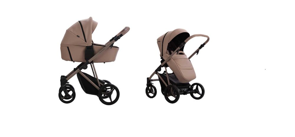 Wózek BEBETTO PELPASSO Pro 01 Kaszmir Beżowy Ecoskóra HIT Nowy