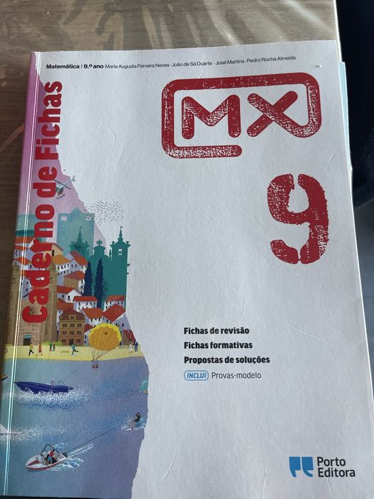 Livro de fichas/caderno de atividades matemática e português 9 ano