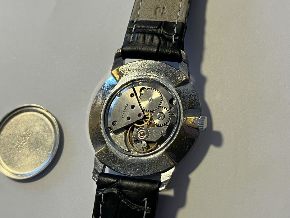 Zegarek Jean Perret Geneve 17j 60/70’ super płaski cienki
