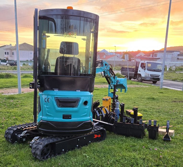 giratoria a gasóleo 2Ton com kit completo de acessórios