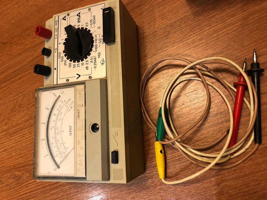 Ц 4317 тестер мультиметр амперметр вольтметр точний