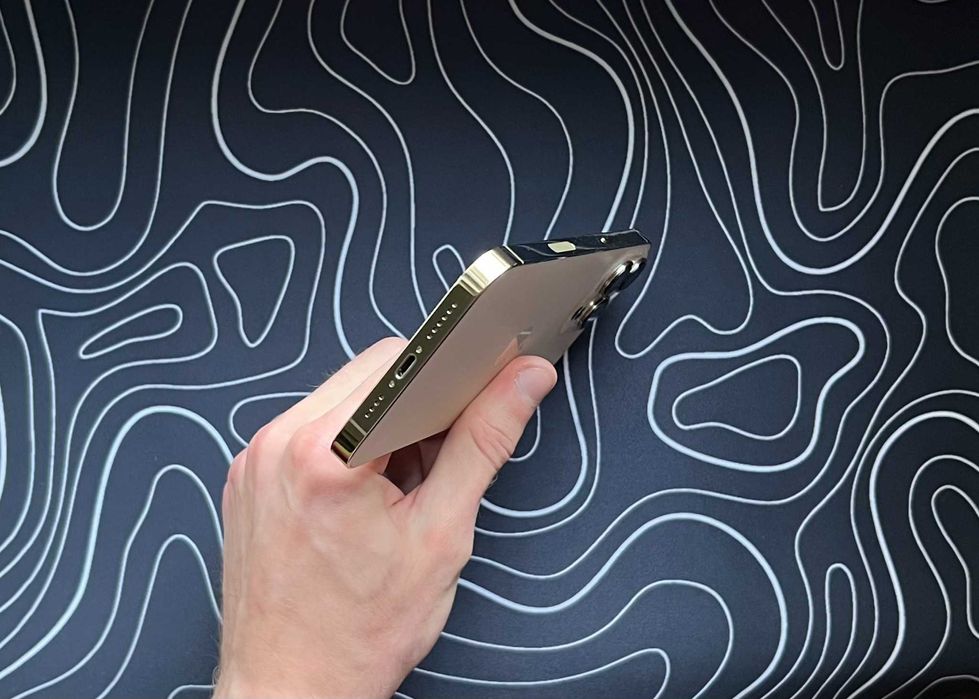 Прекрасный - iPhone 13 PRO MAX - 128 гб - NEVERLOCK - 89% АКБ - GOLD