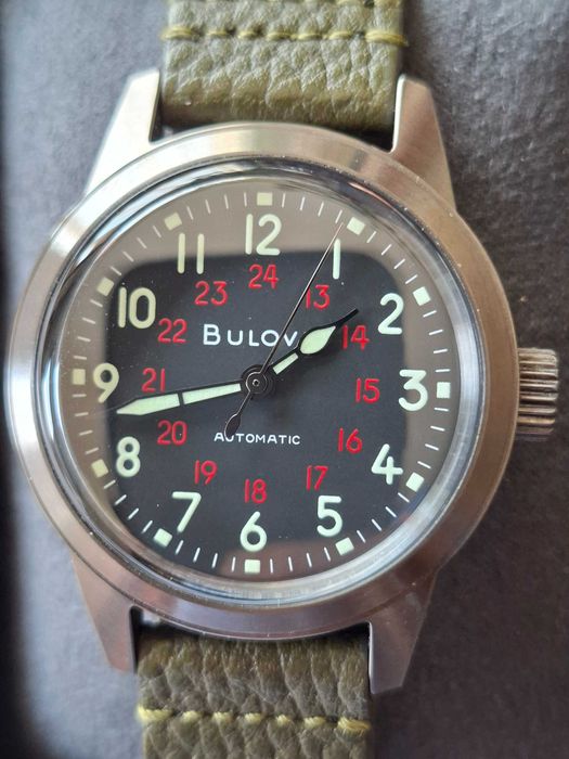 Zegarek męski Bulova Military Hack Automatic