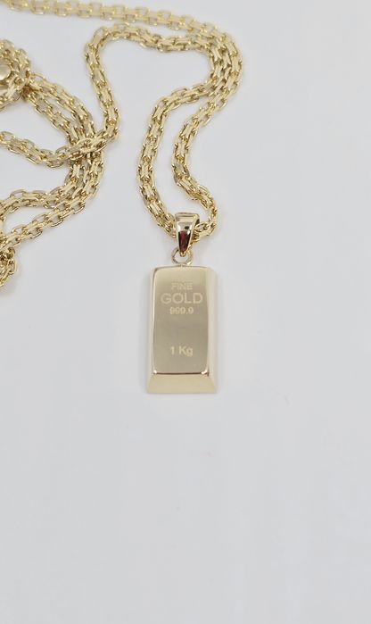 Złota zawieszka Sztabka próba 585 14k