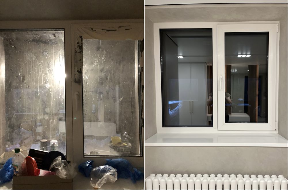 Сезонне миття вікон Київ | Чисто і без розводів