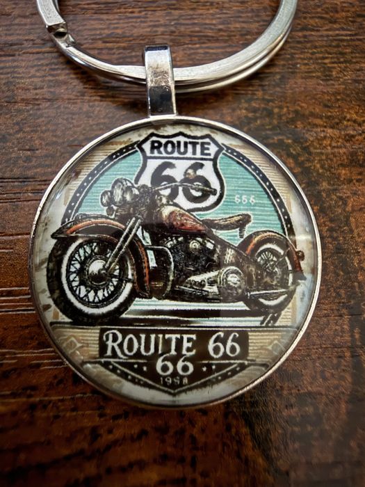 Brelok breloczek do kluczy route 66 usa legend