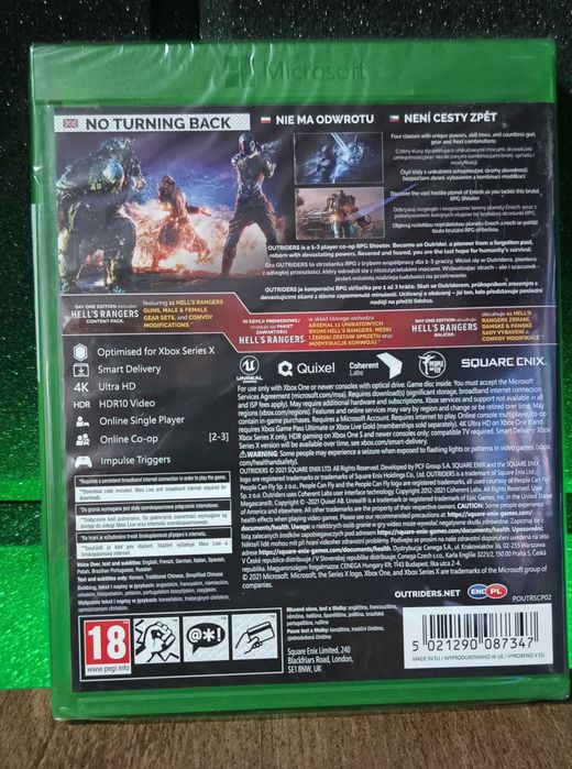 Outriders - Day One Ed Xbox One S / Series X - świetna strzelanka PL
