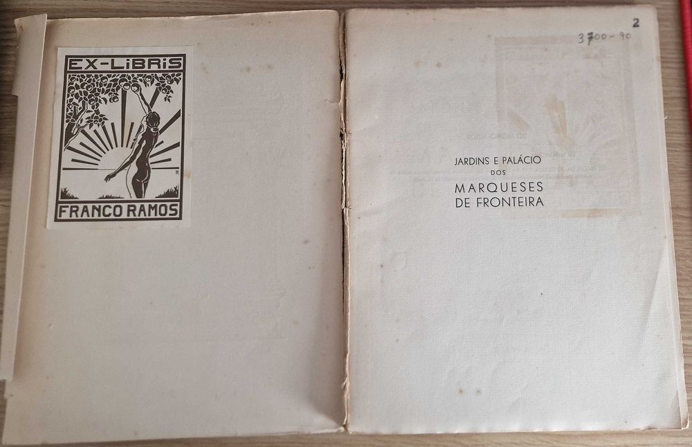 Jardins e Palácio dos Marqueses de Fronteira-José Cassiano Neves |1941